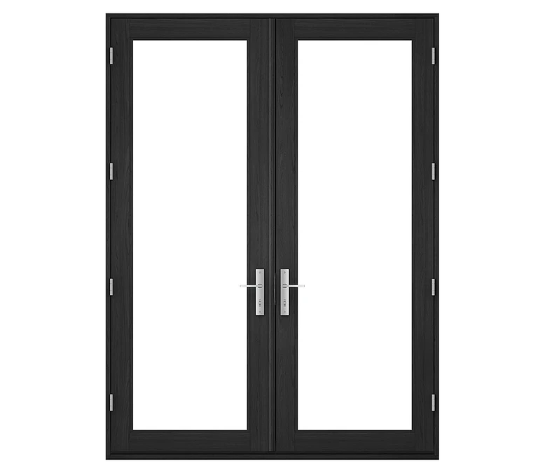 Pella Reserve Contemporary Wood Hinged Patio Door in Kennewick